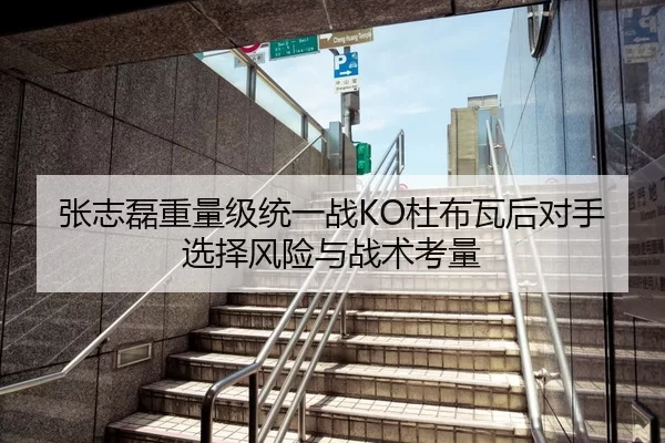 张志磊重量级统一战KO杜布瓦后对手选择风险与战术考量
